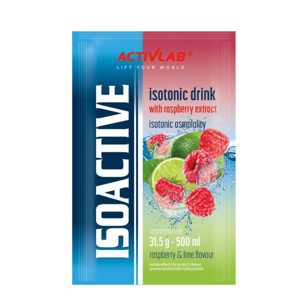 IsoActive – Ísótónísk drykkjarblanda Raspberry Lime